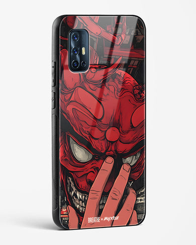 Oni Mask [BREATHE] Glass Case Phone Cover (Vivo)