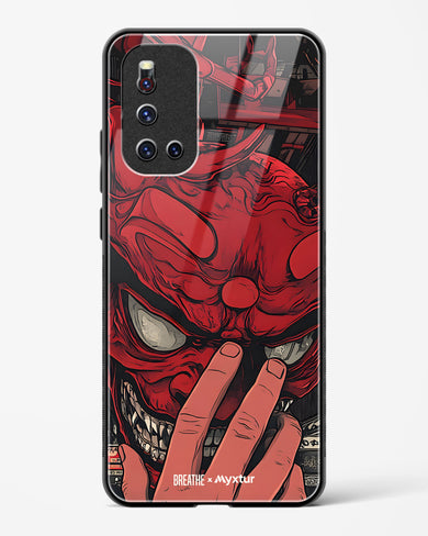 Oni Mask [BREATHE] Glass Case Phone Cover (Vivo)