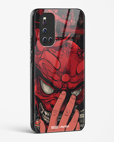 Oni Mask [BREATHE] Glass Case Phone Cover (Vivo)