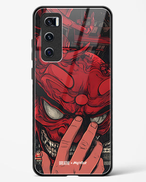 Oni Mask [BREATHE] Glass Case Phone Cover (Vivo)