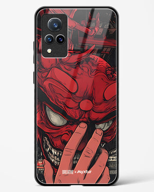 Oni Mask [BREATHE] Glass Case Phone Cover (Vivo)