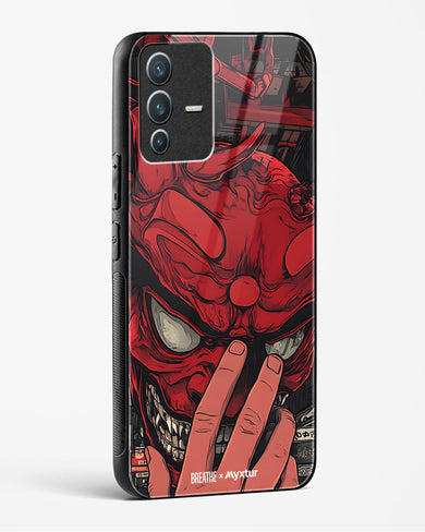 Oni Mask [BREATHE] Glass Case Phone Cover (Vivo)