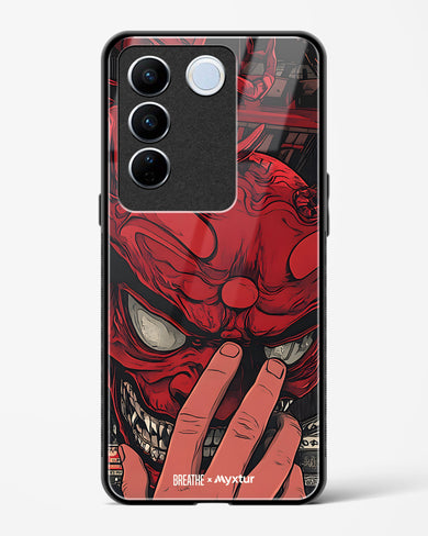 Oni Mask [BREATHE] Glass Case Phone Cover (Vivo)