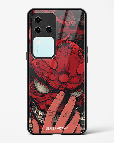 Oni Mask [BREATHE] Glass Case Phone Cover (Vivo)