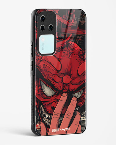 Oni Mask [BREATHE] Glass Case Phone Cover (Vivo)