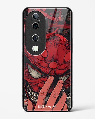 Oni Mask [BREATHE] Glass Case Phone Cover (Vivo)