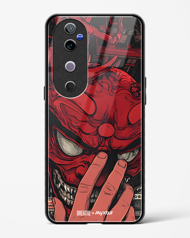Oni Mask [BREATHE] Glass Case Phone Cover (Vivo)