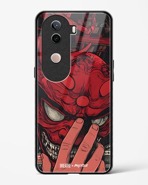 Oni Mask [BREATHE] Glass Case Phone Cover (Vivo)