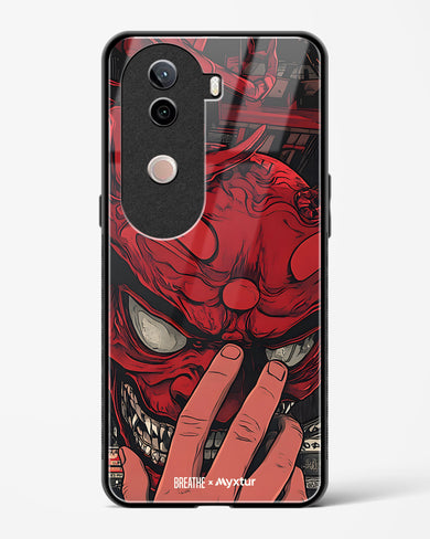 Oni Mask [BREATHE] Glass Case Phone Cover (Vivo)