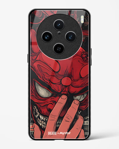 Oni Mask [BREATHE] Glass Case Phone Cover (Vivo)