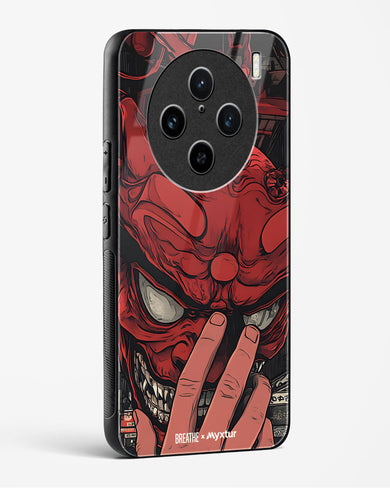 Oni Mask [BREATHE] Glass Case Phone Cover (Vivo)