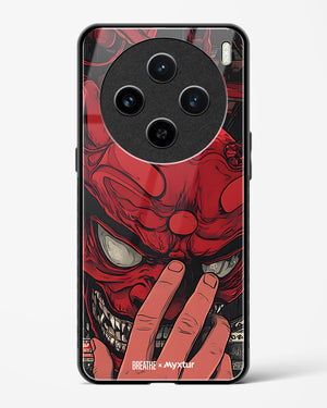 Oni Mask [BREATHE] Glass Case Phone Cover (Vivo)