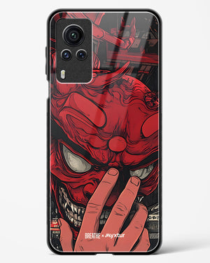 Oni Mask [BREATHE] Glass Case Phone Cover (Vivo)