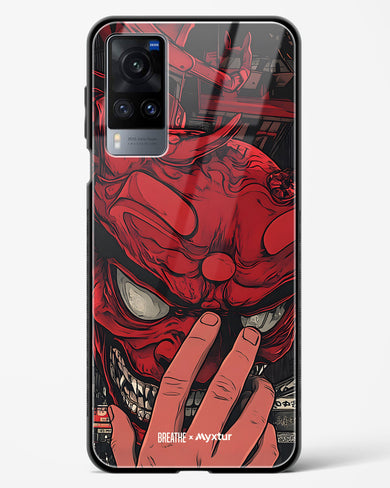 Oni Mask [BREATHE] Glass Case Phone Cover (Vivo)