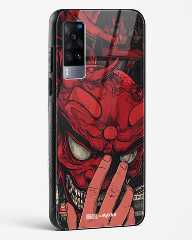 Oni Mask [BREATHE] Glass Case Phone Cover (Vivo)