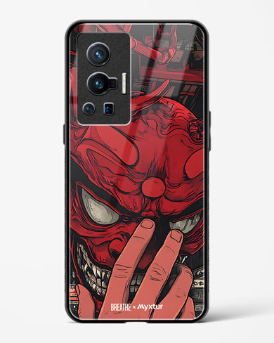 Oni Mask [BREATHE] Glass Case Phone Cover (Vivo)