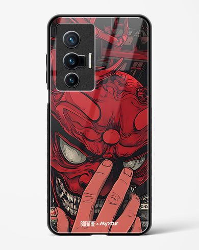 Oni Mask [BREATHE] Glass Case Phone Cover (Vivo)