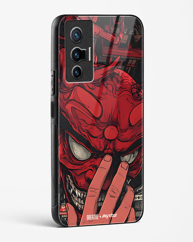 Oni Mask [BREATHE] Glass Case Phone Cover (Vivo)