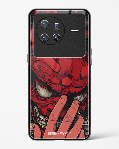 Oni Mask [BREATHE] Glass Case Phone Cover (Vivo)