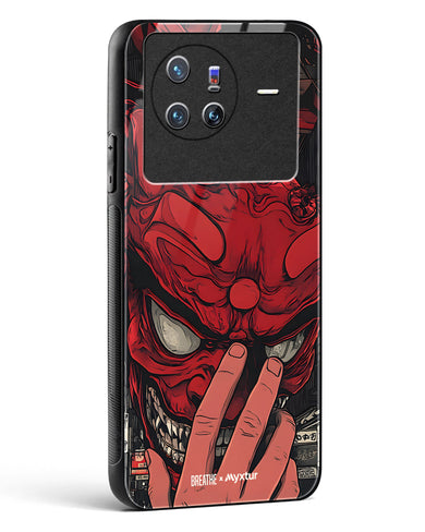 Oni Mask [BREATHE] Glass Case Phone Cover (Vivo)