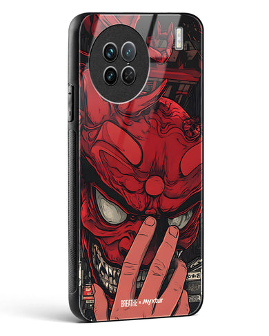 Oni Mask [BREATHE] Glass Case Phone Cover (Vivo)