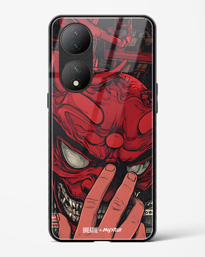 Oni Mask [BREATHE] Glass Case Phone Cover (Vivo)