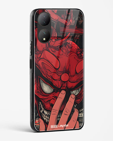 Oni Mask [BREATHE] Glass Case Phone Cover (Vivo)