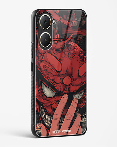 Oni Mask [BREATHE] Glass Case Phone Cover (Vivo)