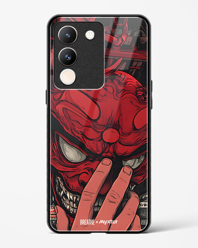Oni Mask [BREATHE] Glass Case Phone Cover (Vivo)