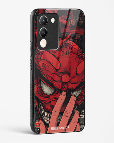 Oni Mask [BREATHE] Glass Case Phone Cover (Vivo)