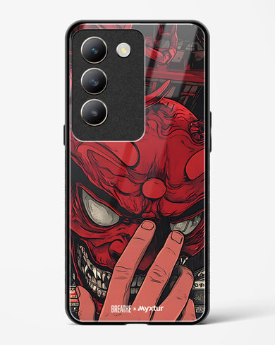 Oni Mask [BREATHE] Glass Case Phone Cover (Vivo)