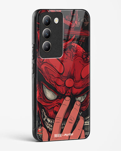 Oni Mask [BREATHE] Glass Case Phone Cover (Vivo)