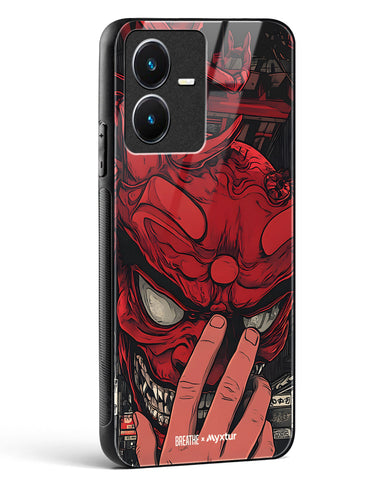 Oni Mask [BREATHE] Glass Case Phone Cover (Vivo)