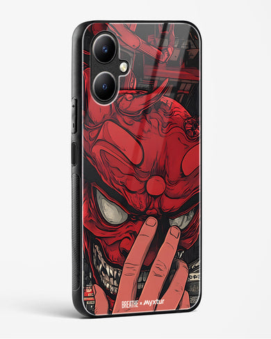 Oni Mask [BREATHE] Glass Case Phone Cover (Vivo)