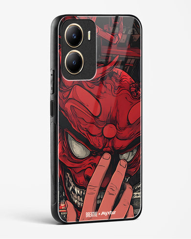 Oni Mask [BREATHE] Glass Case Phone Cover (Vivo)