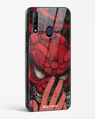 Oni Mask [BREATHE] Glass Case Phone Cover (Vivo)