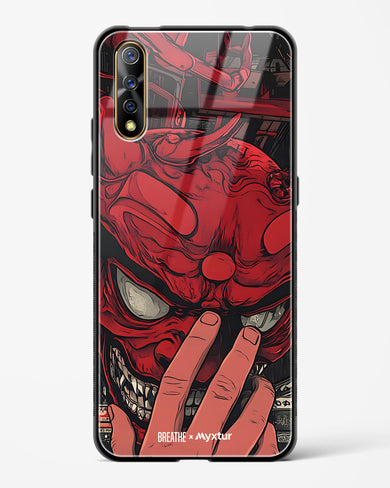 Oni Mask [BREATHE] Glass Case Phone Cover (Vivo)