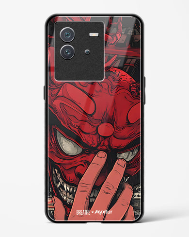 Oni Mask [BREATHE] Glass Case Phone Cover (Vivo)