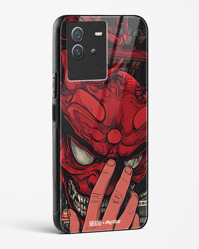 Oni Mask [BREATHE] Glass Case Phone Cover (Vivo)