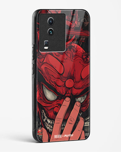 Oni Mask [BREATHE] Glass Case Phone Cover (Vivo)