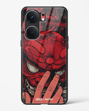 Oni Mask [BREATHE] Glass Case Phone Cover (Vivo)