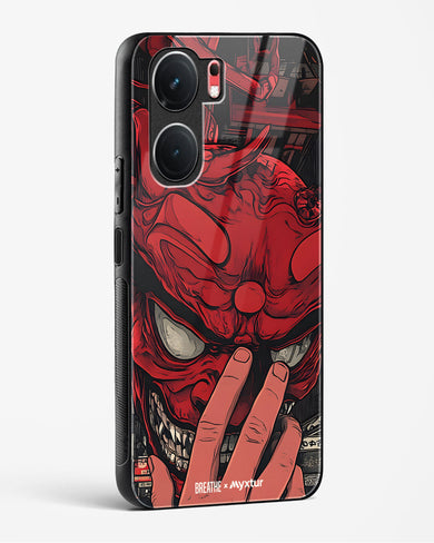 Oni Mask [BREATHE] Glass Case Phone Cover (Vivo)