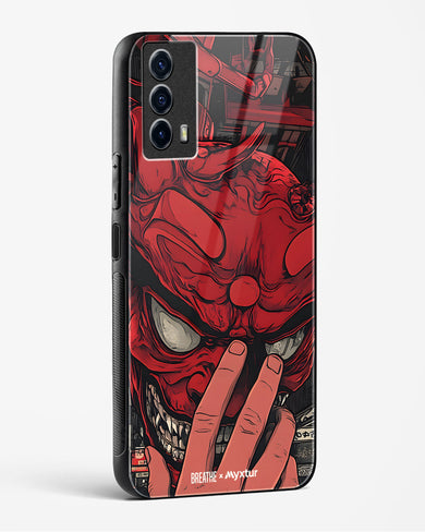 Oni Mask [BREATHE] Glass Case Phone Cover (Vivo)