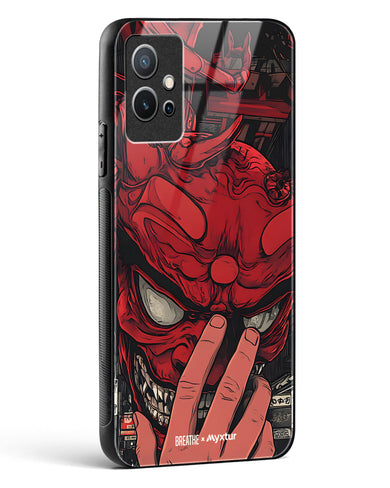 Oni Mask [BREATHE] Glass Case Phone Cover (Vivo)