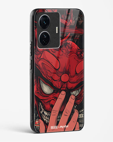 Oni Mask [BREATHE] Glass Case Phone Cover (Vivo)