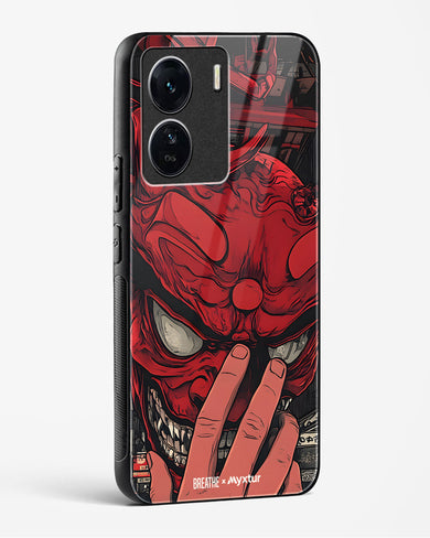 Oni Mask [BREATHE] Glass Case Phone Cover (Vivo)