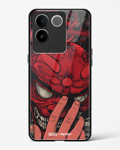 Oni Mask [BREATHE] Glass Case Phone Cover (Vivo)