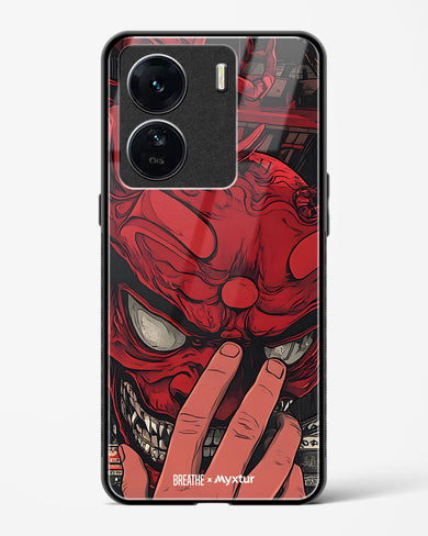 Oni Mask [BREATHE] Glass Case Phone Cover (Vivo)