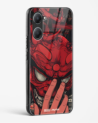 Oni Mask [BREATHE] Glass Case Phone Cover (Vivo)