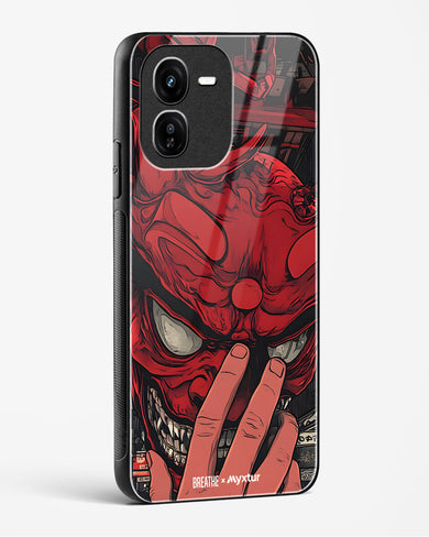 Oni Mask [BREATHE] Glass Case Phone Cover (Vivo)
